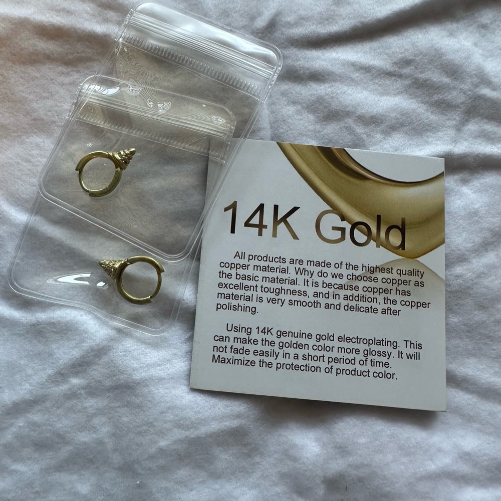 14K Gold Plated Earrings